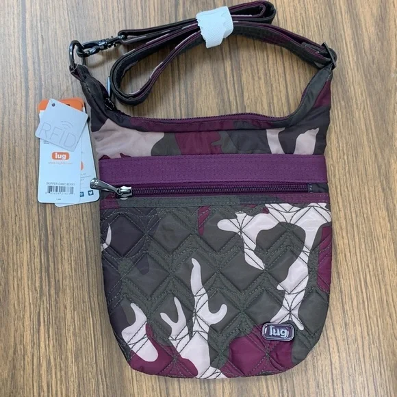 lug Bags Nwt Lug Skipper Camo Berry Can Can Small Quilted